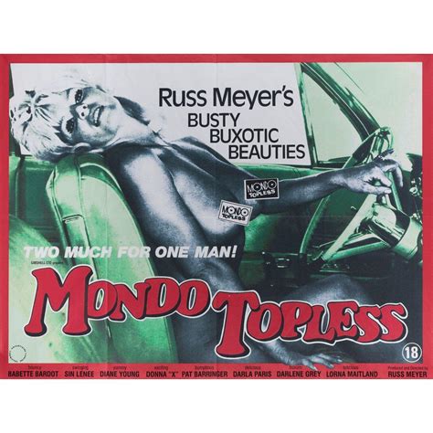 Mondo Topless R S British Quad Film Poster For Sale At StDibs