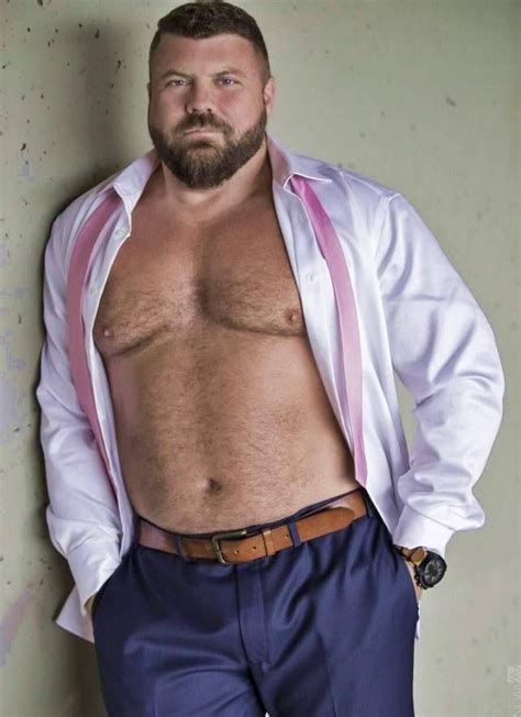 Beefy Men Big Men Fashion Bear Men