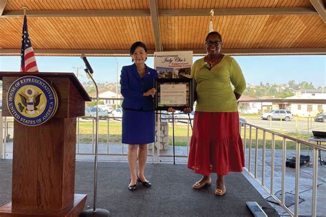 Honored By Us Rep Judy Chu Who Represents The 27th Congressional