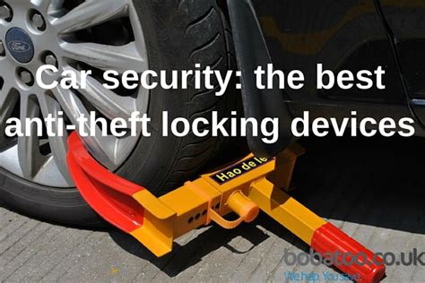 They lock onto the outside of the wheel and lock shut, preventing the wheels from turning so you some car insurance companies also offer telematics (devices that track your driving habits) to offer discounts for safe driving and low mileage. Car security: the best anti-theft locking devices ...