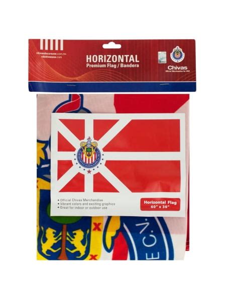 Large Officially Licensed Chivas Horizontal Flag 18 Count