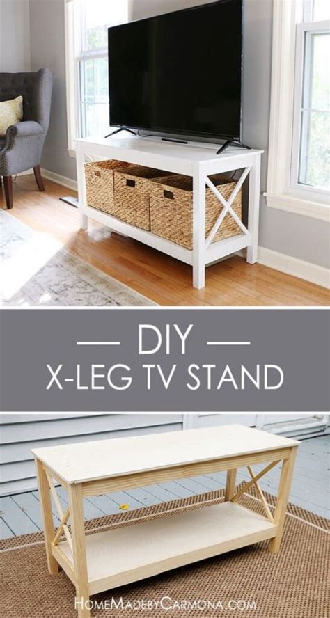 Diy rustic wood pallet tv stand. 18 Creative DIY TV Stand Ideas You Can Try ⋆ Bright Stuffs