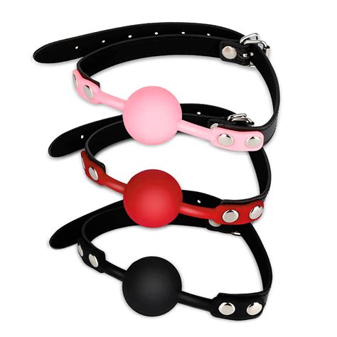 Ball Leather Bondage Restraint Strap Toy Gags And Practical Jokes In Gags