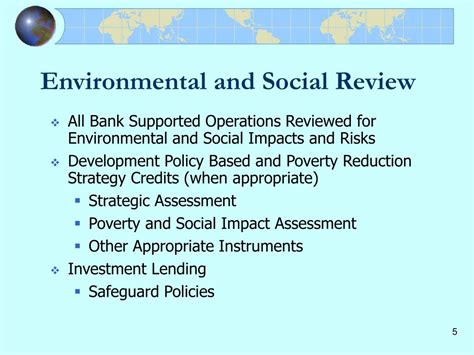 Ppt World Bank Safeguard Policies Dr Stephen F Lintner Senior