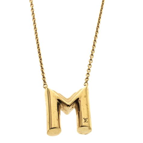 Lv Necklaces Gold