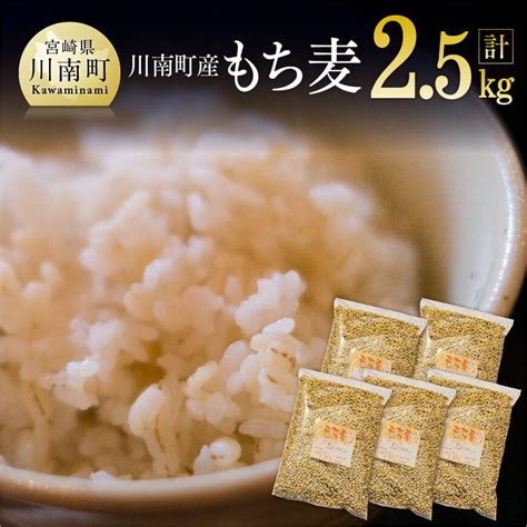 令和4年産 もち麦 25kg（500g×5袋）【国産 麦 もち麦 食物繊維】 宮崎県川南町｜jre Mallふるさと納税