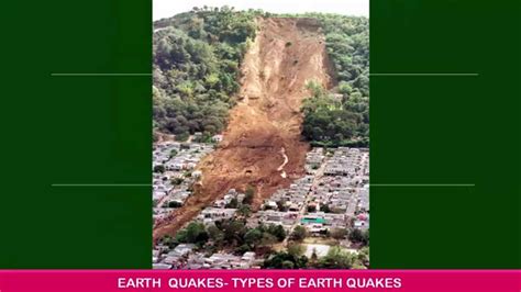 A sudden movement of the earth's crust caused by the release of stress accumulated along geologic faults or by volcanic activity. EARTHQUAKE| WHAT IS AN EARTHQUAKE | DEFINITION| TYPES OF EARTHQUAKES| - YouTube