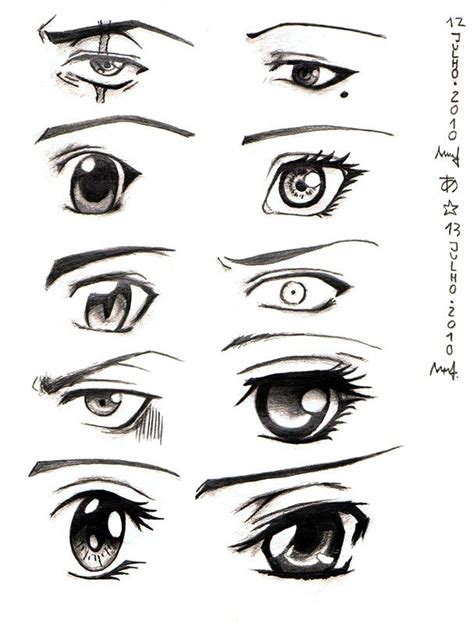 Manga Eyes Anime Eye Drawing How To Draw Anime Eyes