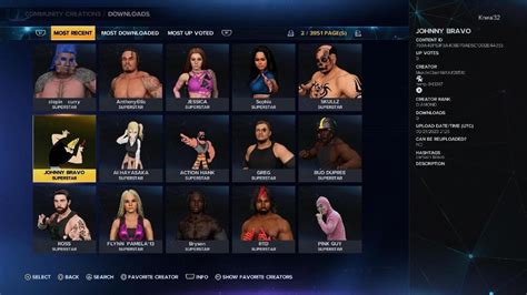 Wwe K Community Creations Created Wrestlers Week After Release