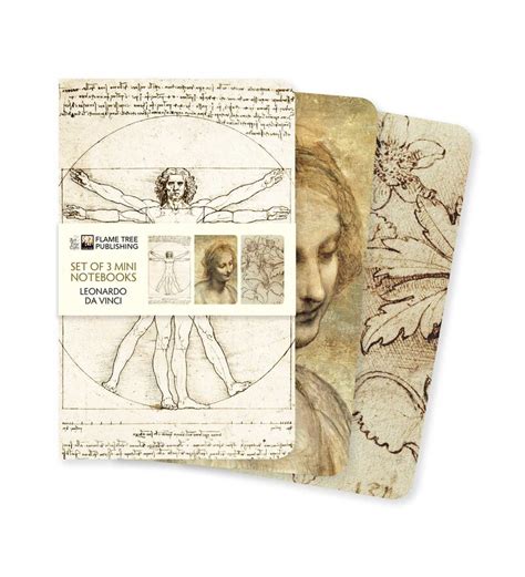 Leonardo Da Vinci Set Of 3 Mini Notebooks Book Summary And Video