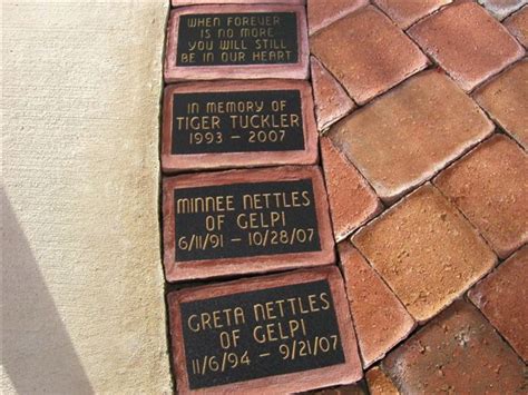 Memorial Brick Heavens Pets