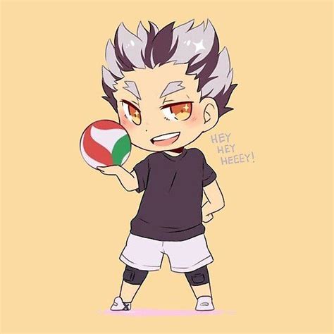 Haikyuu Koutarou Bokuto Chibi Sticker By Xiaokoong Anime Chibi Images