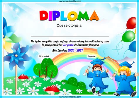 Diplomas De Preescolar Para Editar Gratis Formatos De Diplomas Images