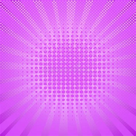 Abstract Pink Halftone Dots Background In Pop Art Style Stock Image