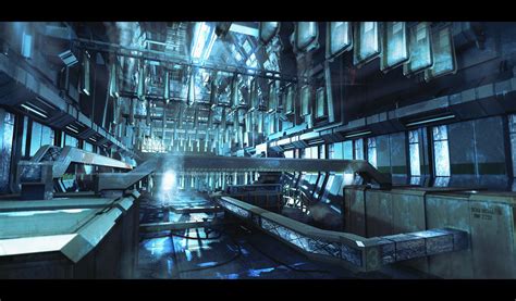 Artstation Alien Isolationandroid Randd Labs Environment Concept Dump