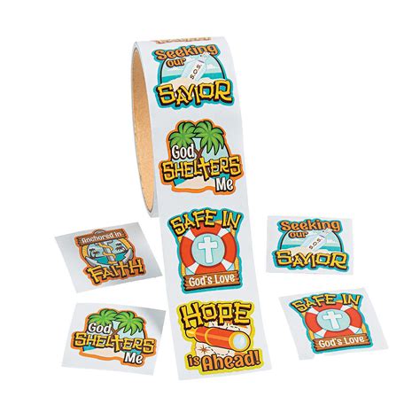 Island Vbs Stickers Oriental Trading Vacation Bible School Vbs