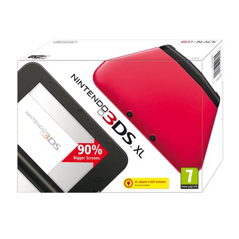 Buy Nintendo 3ds Xl Console Red Black Euro