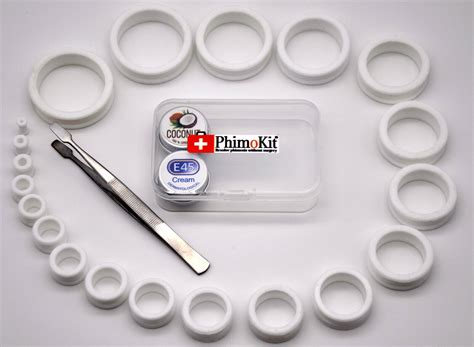Phimosis Kit To Cure A Tight Foreskin 22 Unique Rings With Phimo Cream