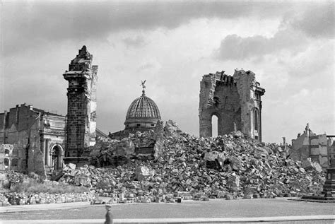 The Post War Ruins Of Dresden Through Rare Photographs 1945 Rare