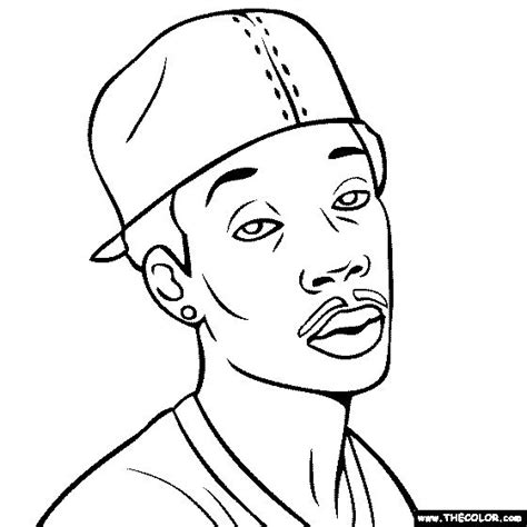 Tupac Coloring Pages At Free Printable Colorings