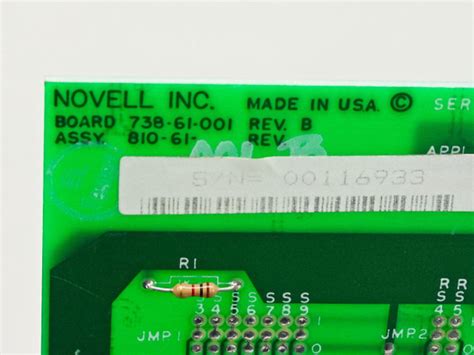 Novell Inc 810 61 001 738 61 001 Rev B