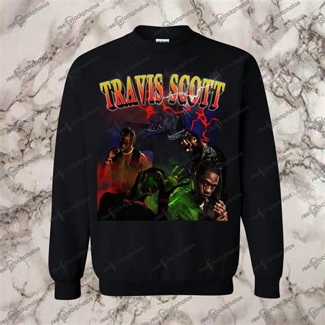 Travis Scott Sweatshirt Sweater Hip Hop Shirt Rap Shirt Etsy