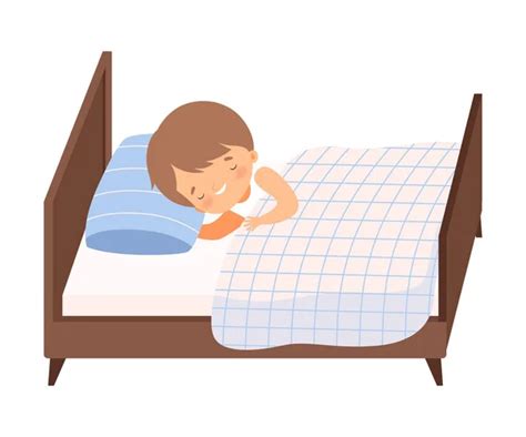 El Niño Está Durmiendo Dulce Sueño Bebé De Dibujos Animados Durmiendo