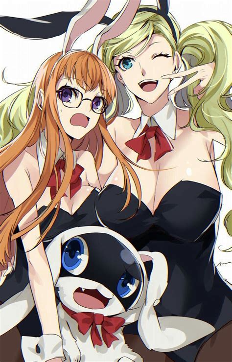Futaba Ann And Morgana Persona 5 Art Persona 5 Ann Persona Art