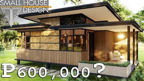 Modern Bahay Kubo 53 Sqm Small House With Interior Design Modern