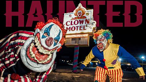 Overnight In Haunted Clown Motel The Cemetery Follows Youtube