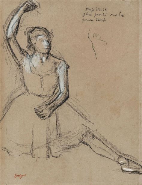 Edgar Degas 1834 1917 Danseuse Vue De Face Christies