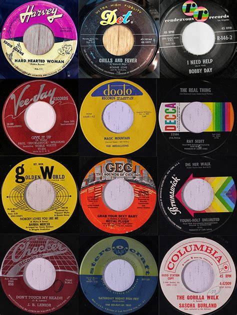 Mens Collections Northern Soul Record Label Graphics 1960s