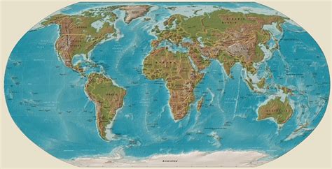 Mapa GeogrÁfico Amigables Con El Medio Ambiente