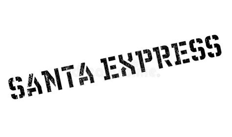 Santa Express Rubber Stamp Stock Illustration Illustration Of Distinct