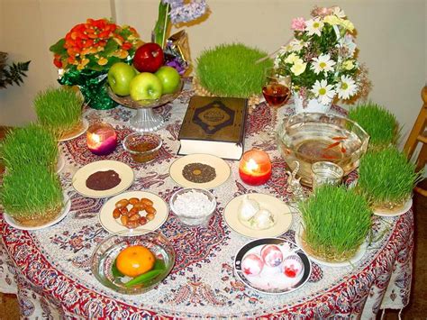 Nowruz Celebration Tourism Of Persia Nowruz Table Haft Seen