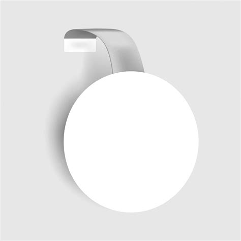 Premium Vector Round Shelf Wobbler Vector Mockup White Blank