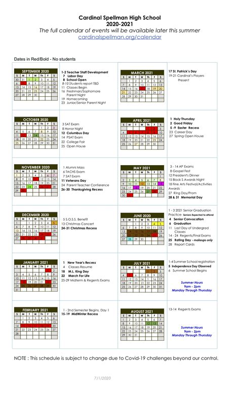 Yale Academic Calendar 2020 2021 Printable Calendars 2021