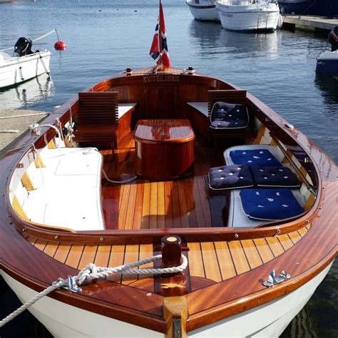 A Friend S Beautiful Wooden Classic Boat In Norway This Last September