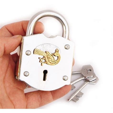 Trick lock peacock metalen puzzel hangslot