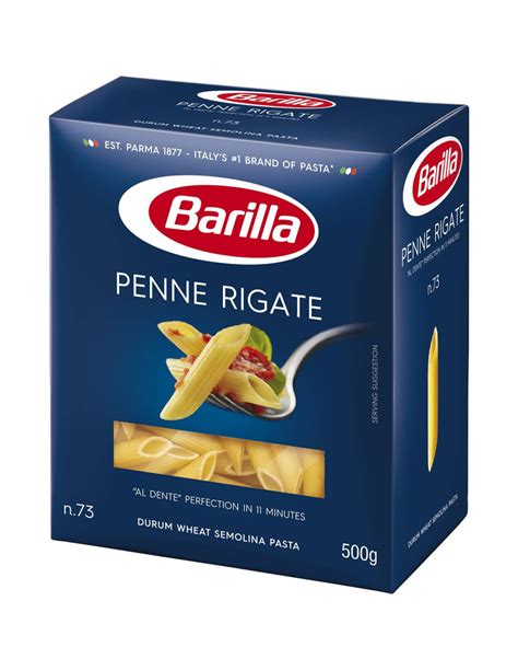 Barilla Penne Rigate Pasta No 73 500g Allys Basket Direct From