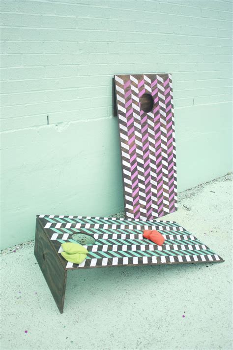 We Made A Set Of Cornhole Boards That Are Lightweight And Compact For