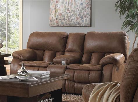 madden reclining console loveseat  heat  massage