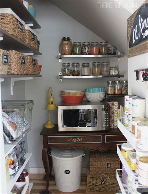 The space under the stairs is usually wasted or stuff is chucked under them, but i wanted a nicely organized pantry. 11 Ways to organize under your stairs | Organizing Made ...