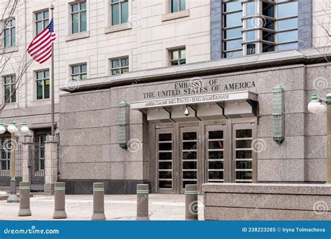 Embassy Of The United States Of America In Ottawa Canada Editorial
