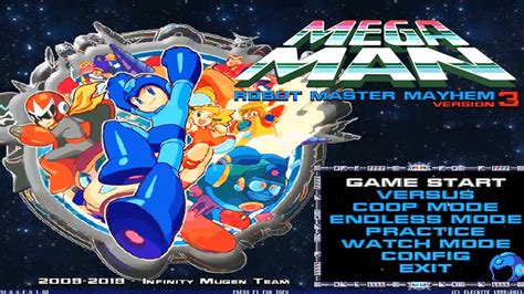 Mugen Game Mega Man Robot Master Mayhem Official Version 3 Release