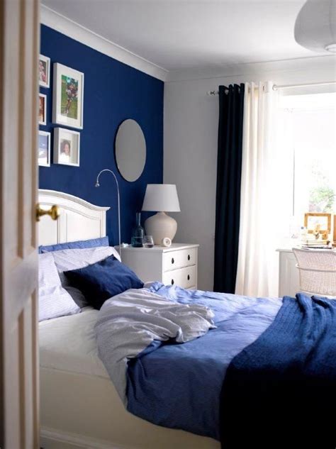 For next photo in the gallery is master bedroom paint color ideas hgtv. Royal Blue accent wall. #bedrooms #bluebedrooms ...