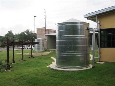 Galvanized Metal Cisterns And Tanks For Rainwater Storage