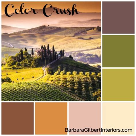 Color Crush The Hills Of Tuscany Barbara Gilbert Interiors Tuscan
