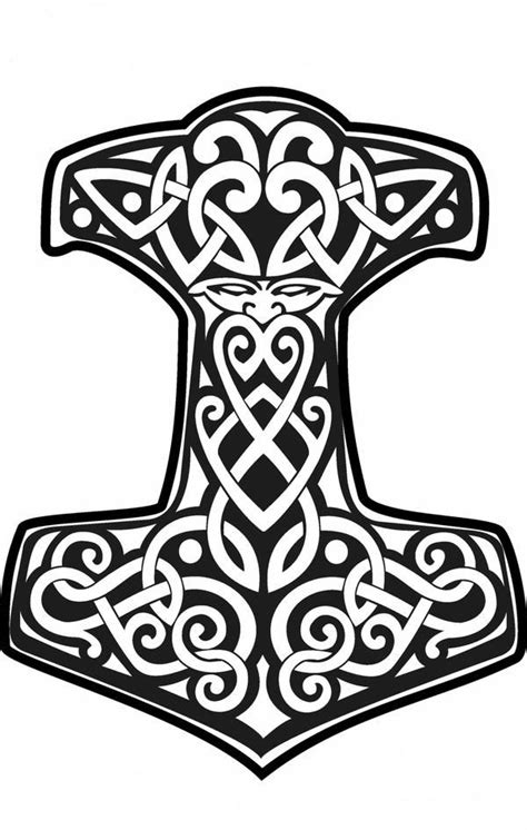 Thors Hammer By Celt1265 Norse Tattoo Viking Symbols Norse Symbols