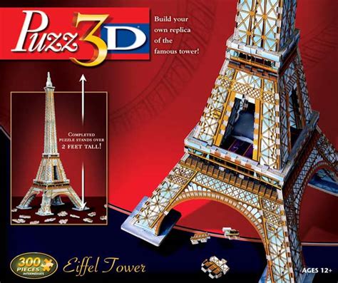 Shop for eiffel tower online at target. Eiffel Tower - 3D Puzzle, 300 Pieces, Hasbro | Puzzle ...